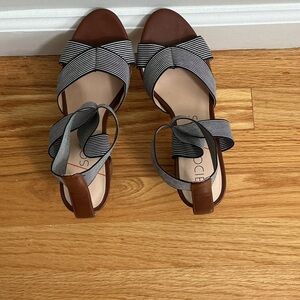 Sole Society Women's Striped Sandals